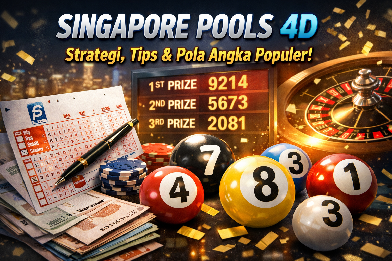 Singapore Pools 4D: Strategi, Tips, dan Pola Angka yang Sering Keluar