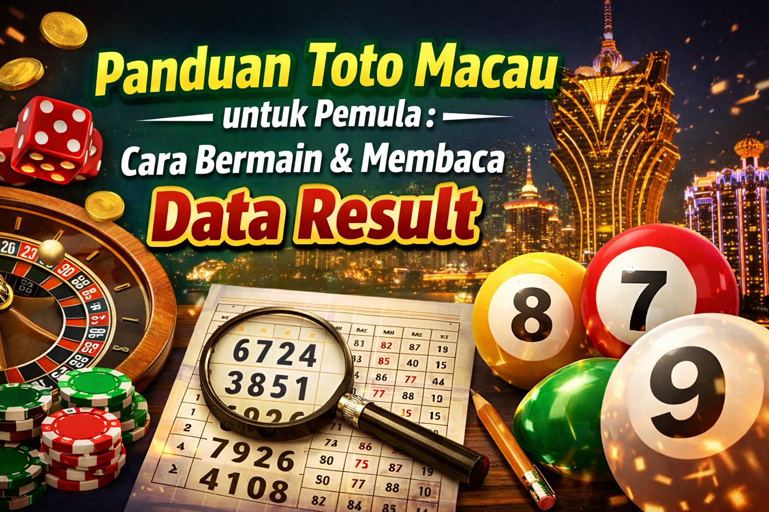 Panduan Toto Macau untuk Pemula: Cara Bermain dan Membaca Data Result