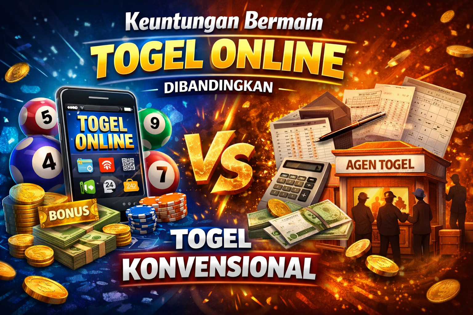 Keuntungan Bermain Togel Online Dibandingkan Togel Konvensional
